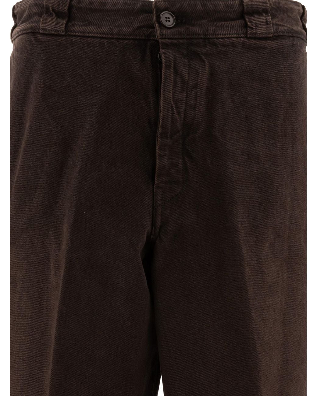 Prada Black Mid-Rise Loose-Fit Jeans for men