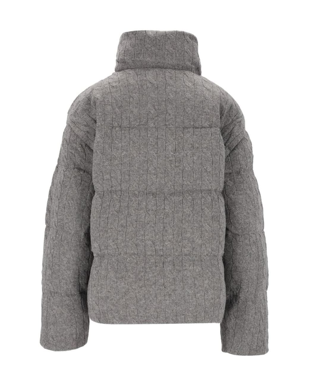 Polo Ralph Lauren Gray Cable-Knit Cardigan