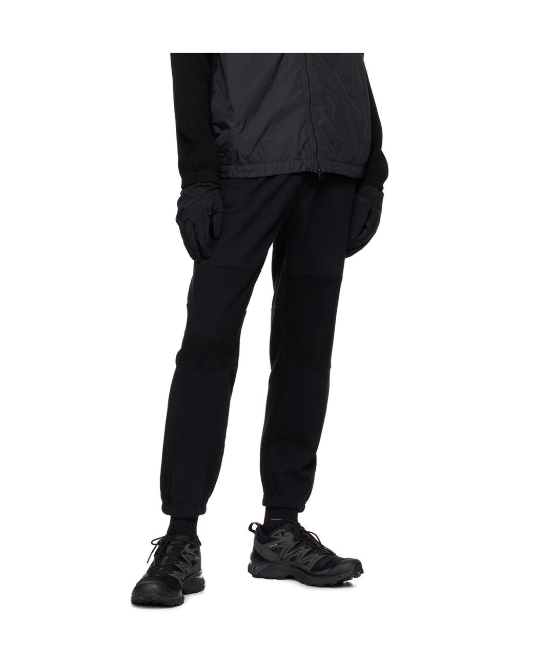 Stone Island Black Cotton Sweatpants for men