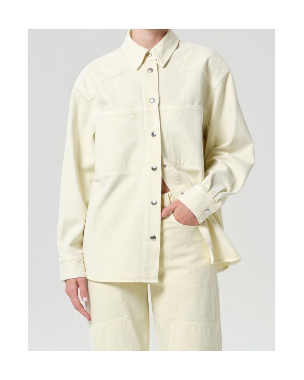 Agolde Natural Laria Shirt (Flyweight)