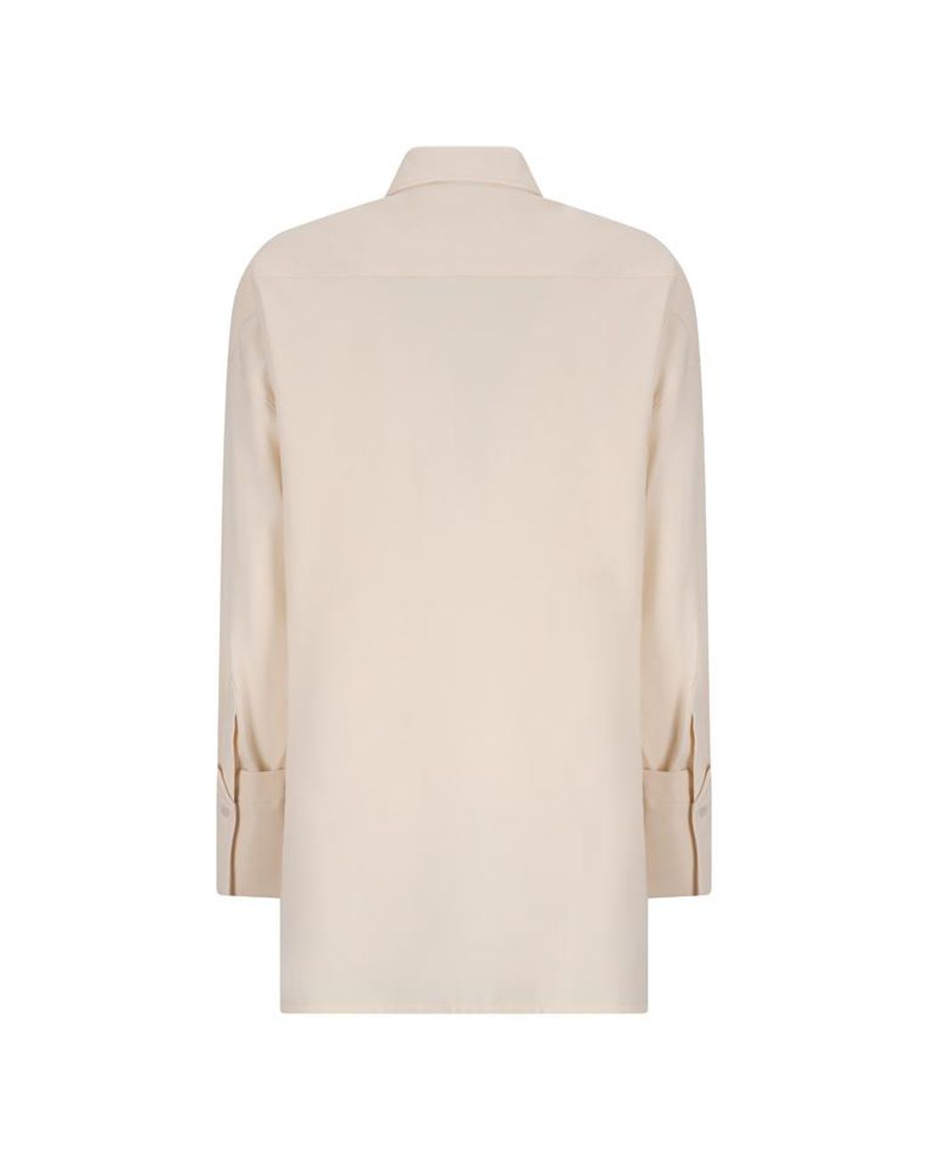 DARKPARK White Noel Detachable Pin Polo Tailored Shirt
