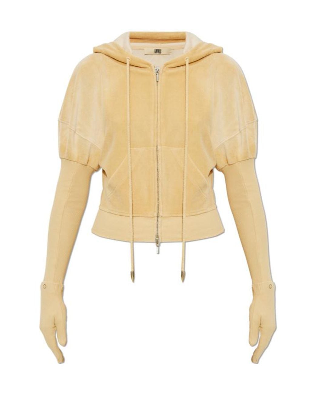 KNWLS White Paris Velour Hoodie