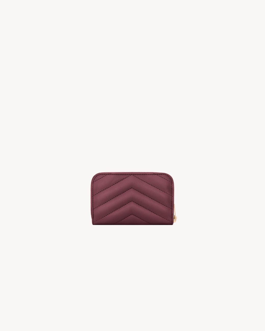 Saint Laurent Purple Cassandre Change Purse