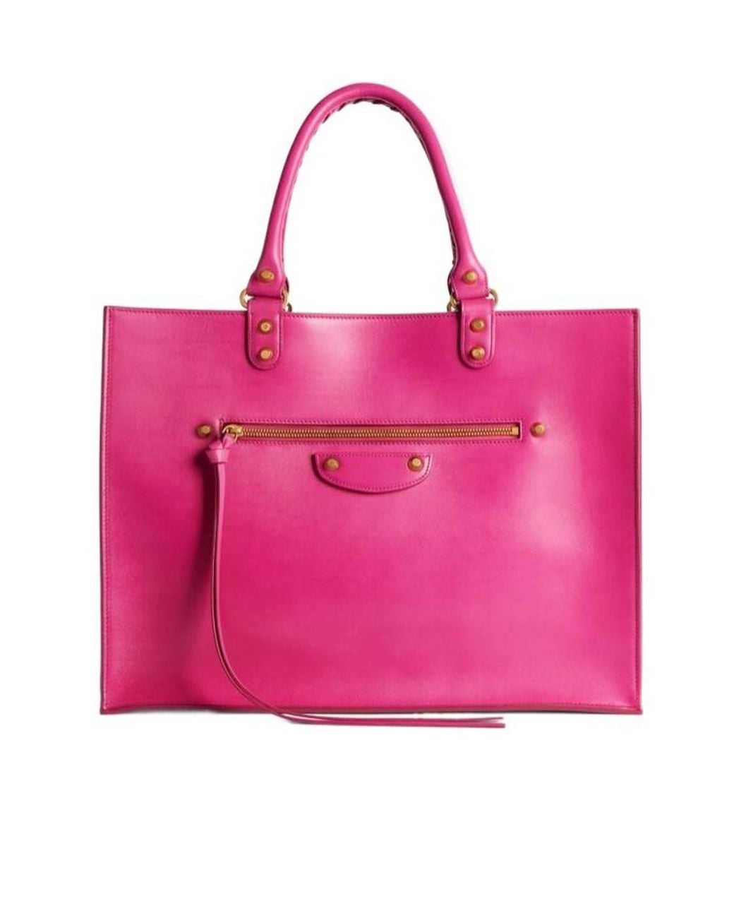 Balenciaga Pink Le City Sleek Tote Bag Large