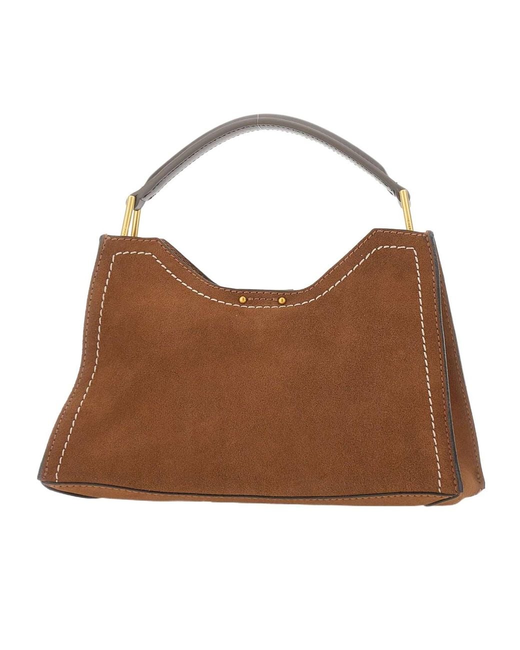 Gianni Chiarini Brown Aurora Suede Shoulder Bag