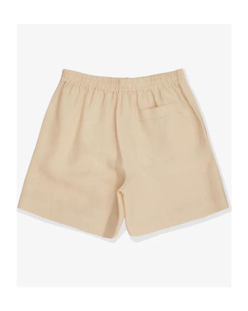 Valentino Natural Elastic-Waistband Side-Stripe Shorts for men