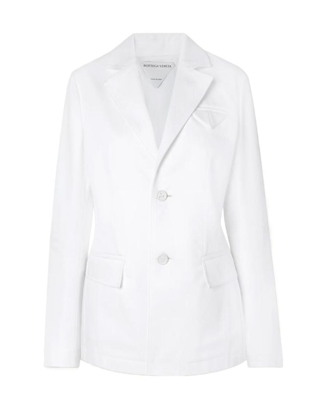 Bottega Veneta White Twill Jacket