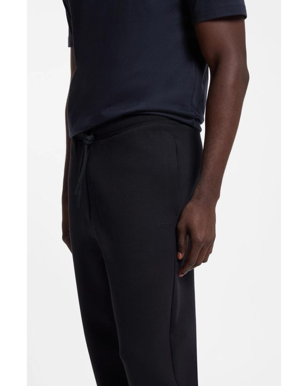 Boss Blue Boss Elastic-Waist Joggers for men