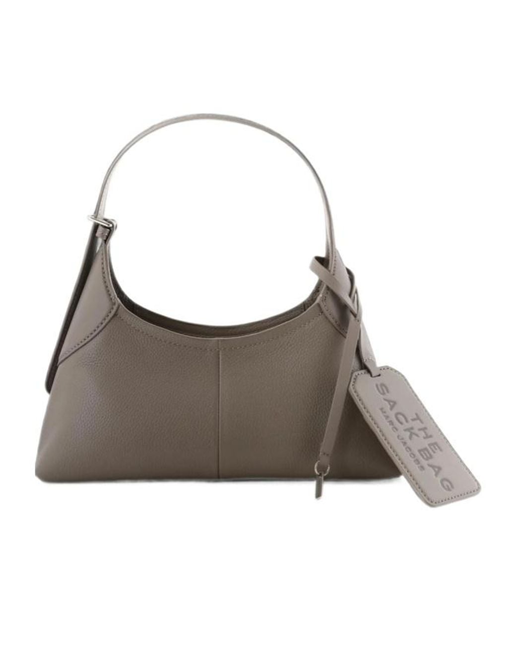 Marc Jacobs Gray Drawstring Handbag