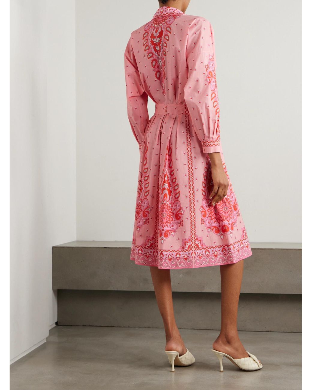 Etro Pink Floral Dress
