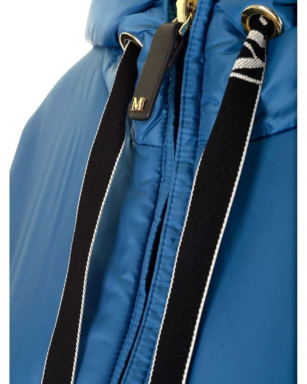 Max Mara Blue 'greenda' Hooded Parka