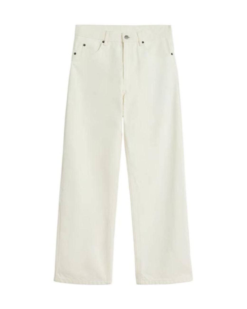 Soeur White Harrison High-Rise Wide-Leg Jeans