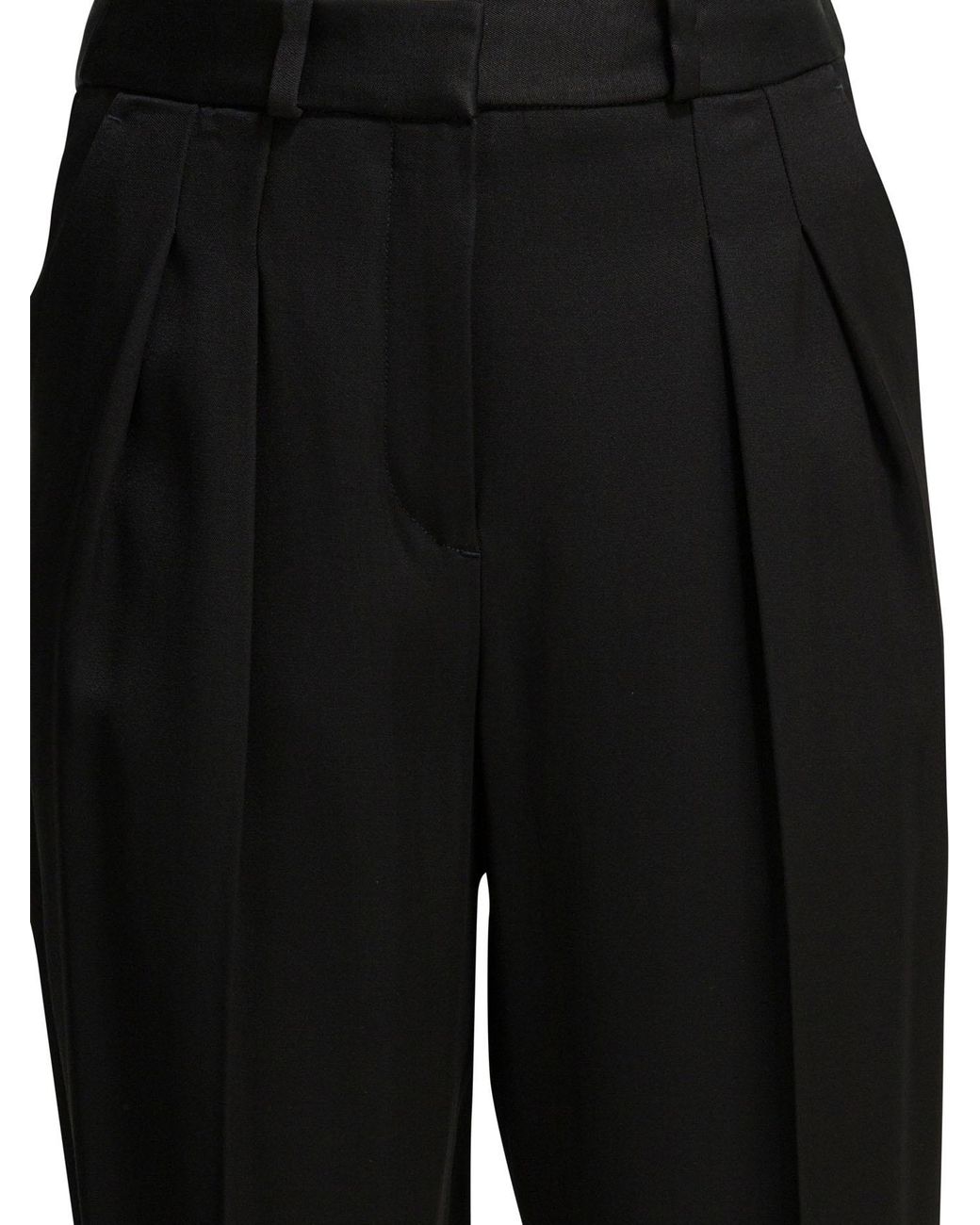 Loulou de Saison Black Alio Pleated Trousers