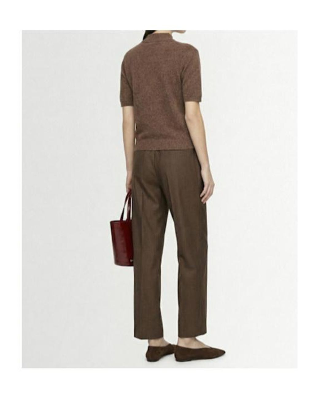 Jacquemus Brown La Maille Castagna Wool Blend Sweater