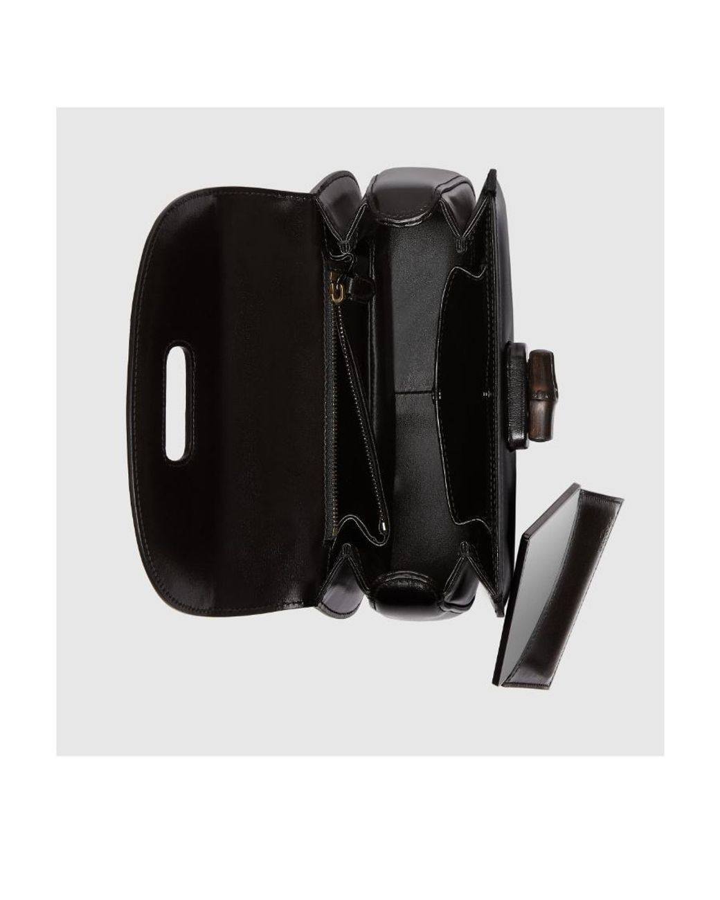 Gucci Black Bamboo 1947 Small Bag