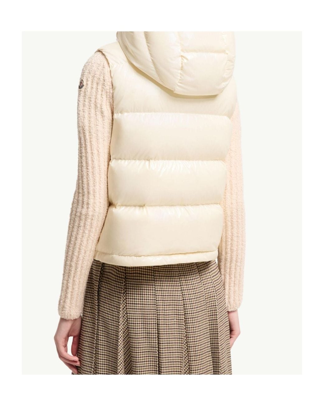 Moncler Natural Niverolle Short Down Gilet