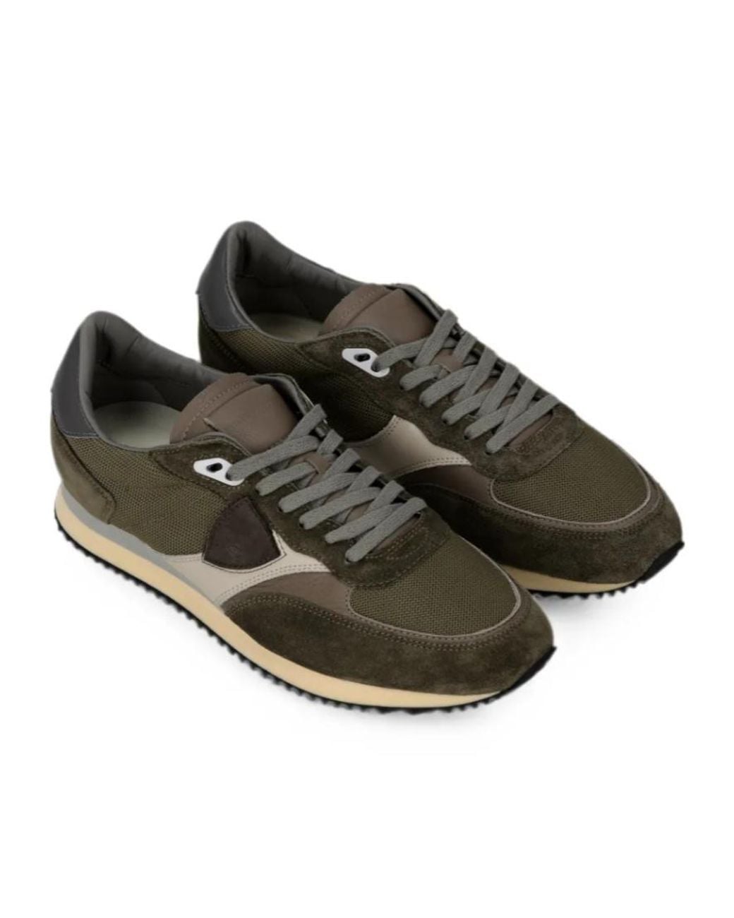 Philippe Model Green Sneakers for men