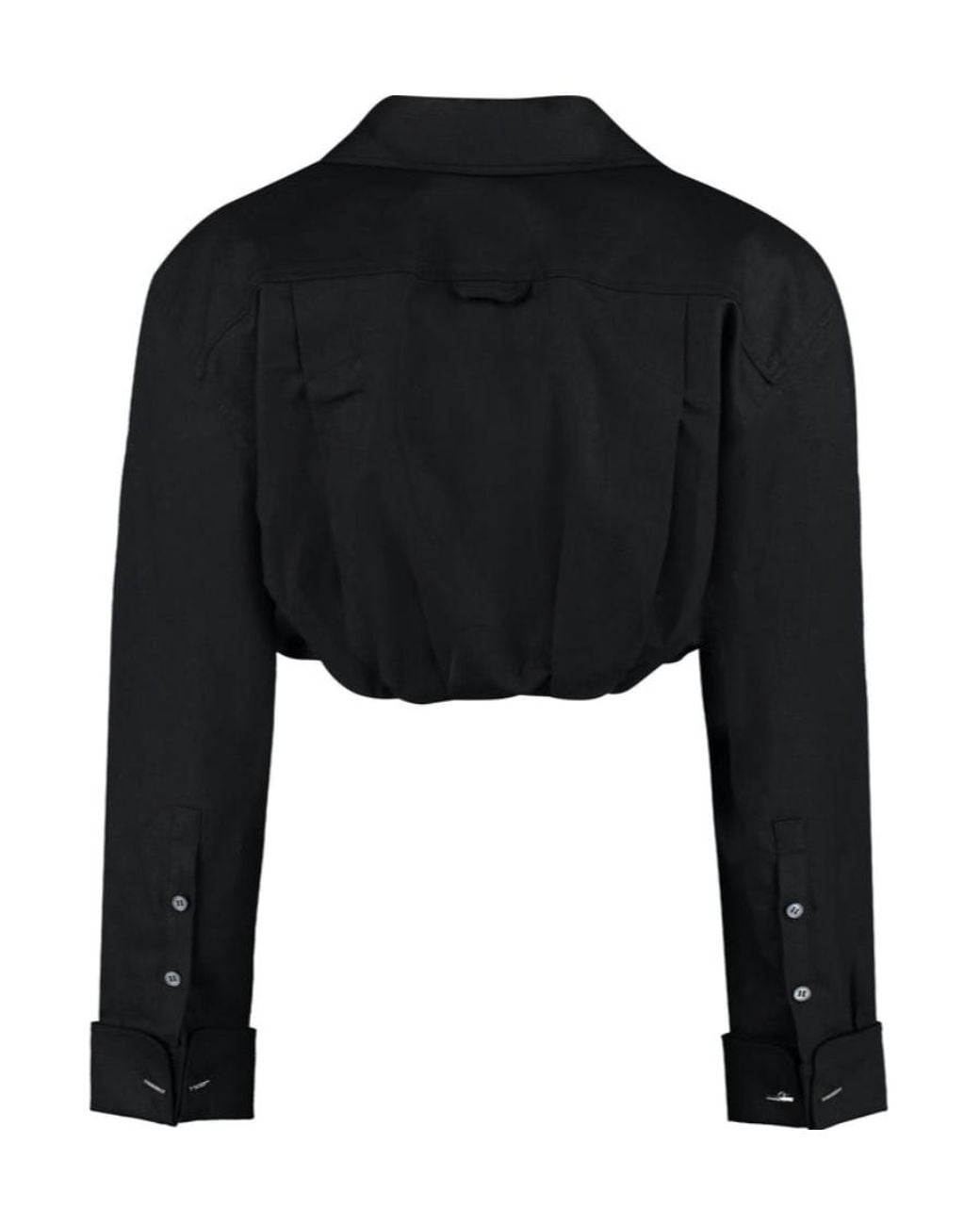 Jacquemus Black Long-Sleeved Blouse