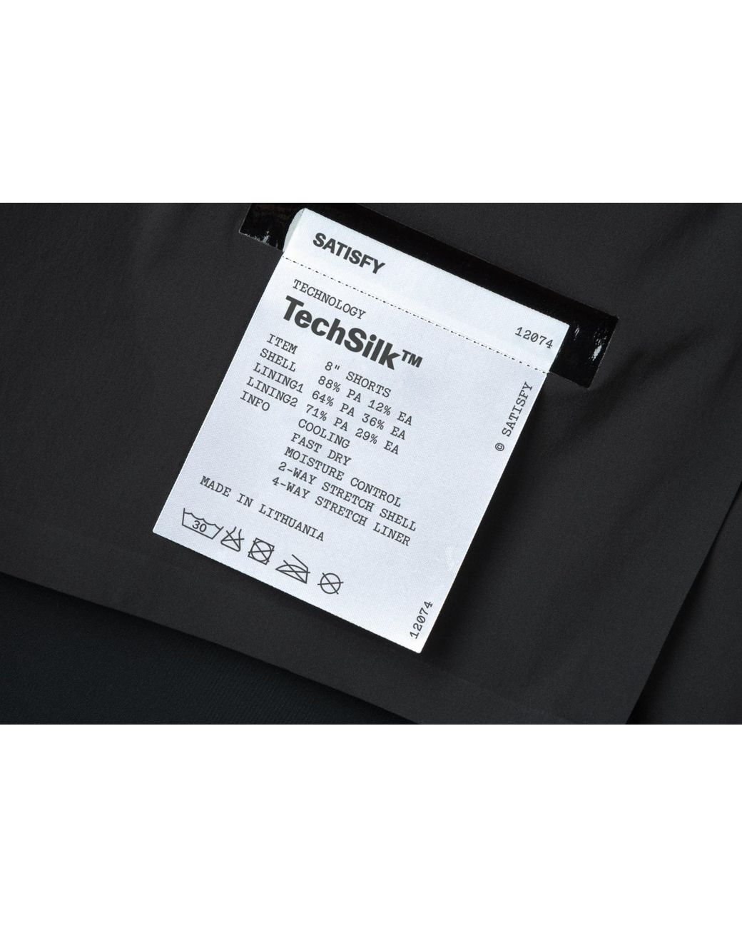 Satisfy Black Drawstring Waist Shorts for men