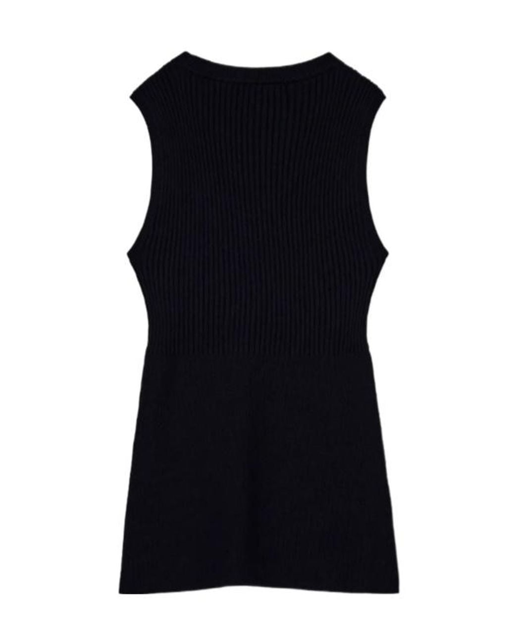 ARMANI EXCHANGE Black Slim-Fit Knit Top