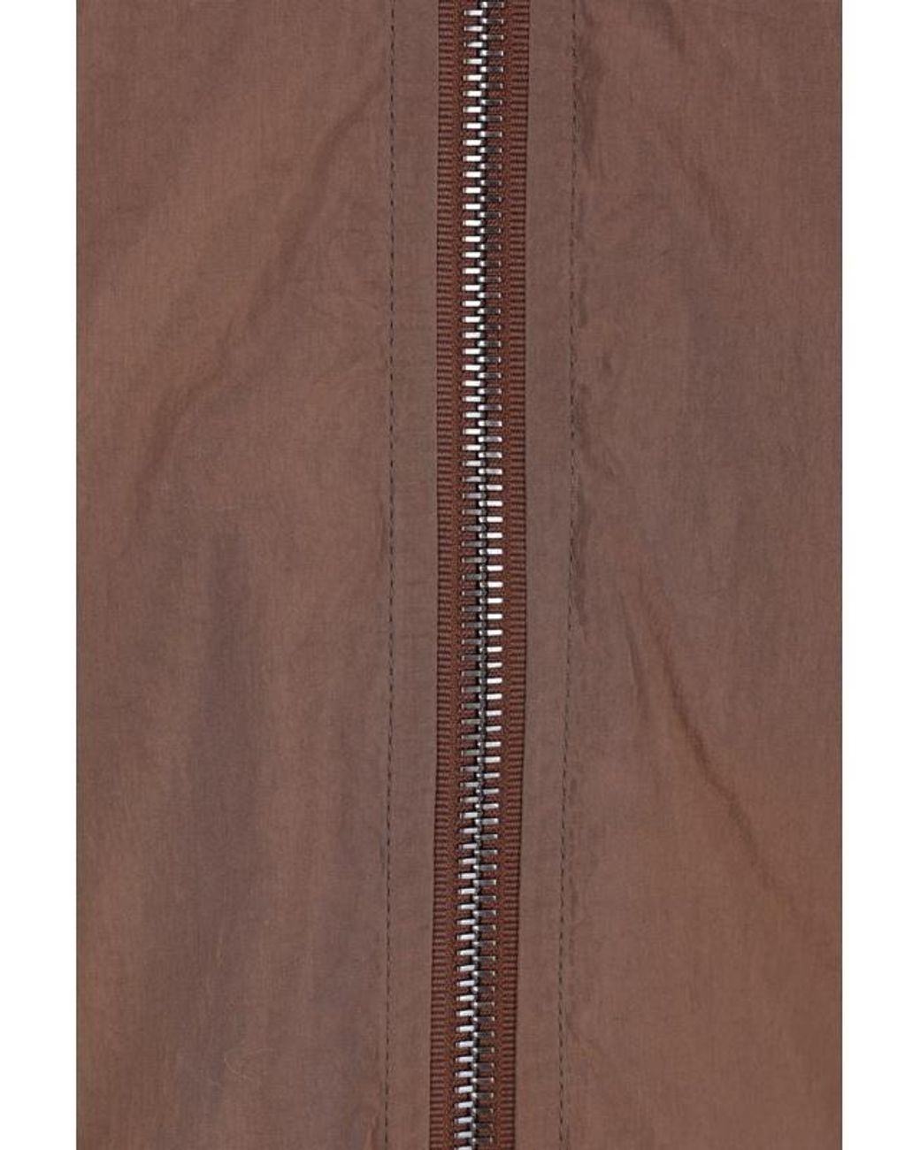 The Row Brown Zipped Hooded Jacket for men