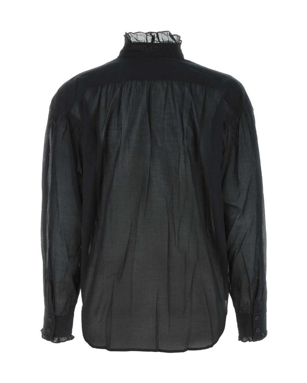 Isabel Marant Black Isabel Marant Étoile Buttoned Long-Sleeved Shirt