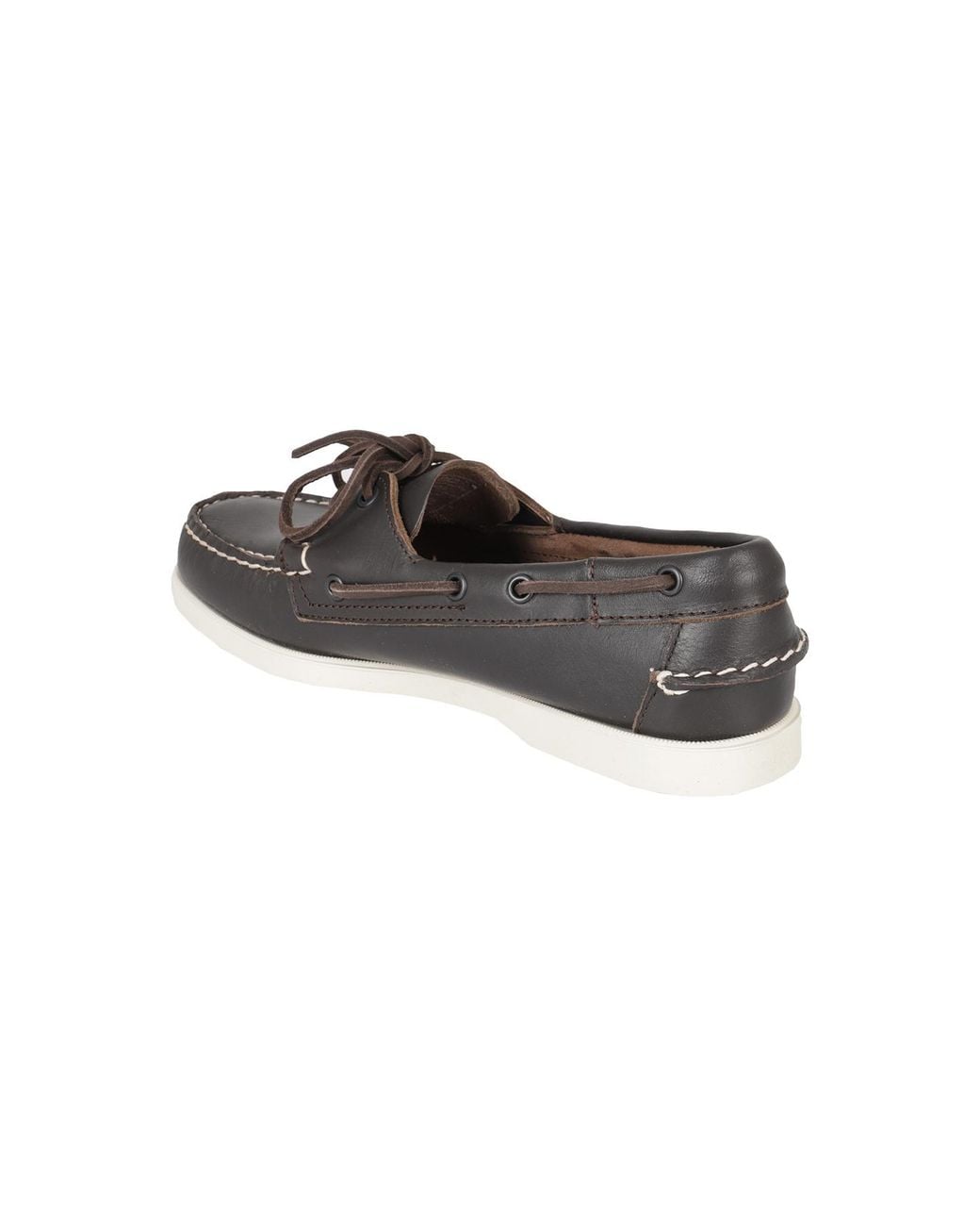 Sebago Brown Docksides Portland Lace-Up Boat Shoes for men
