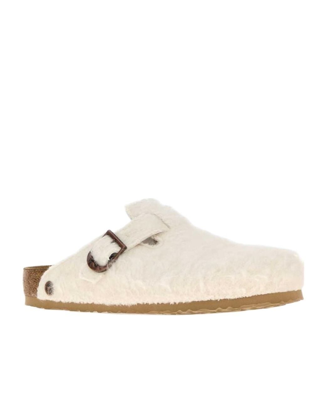 Birkenstock Boston Wool Clogs in White for Men | Lyst