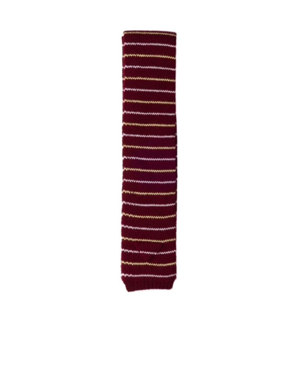 Prada Red Cashmere Scarf