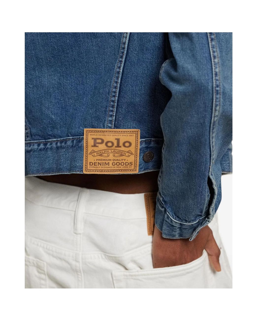 Polo Ralph Lauren Blue Logn Sleeved Buttoned Denim Jacket