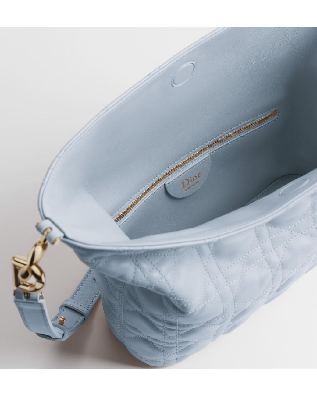 Dior Blue Small Toujours Hobo Bag