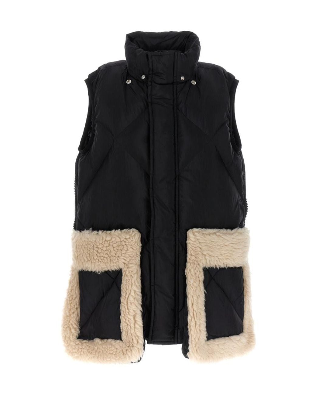 Sacai Black Padded Cotton Suit