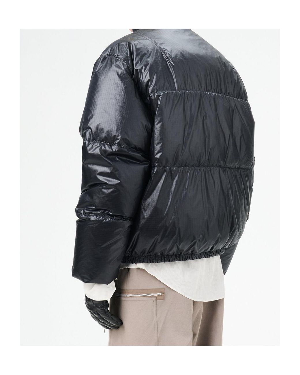 Our Legacy Black Inhale Puffer Jacket for men
