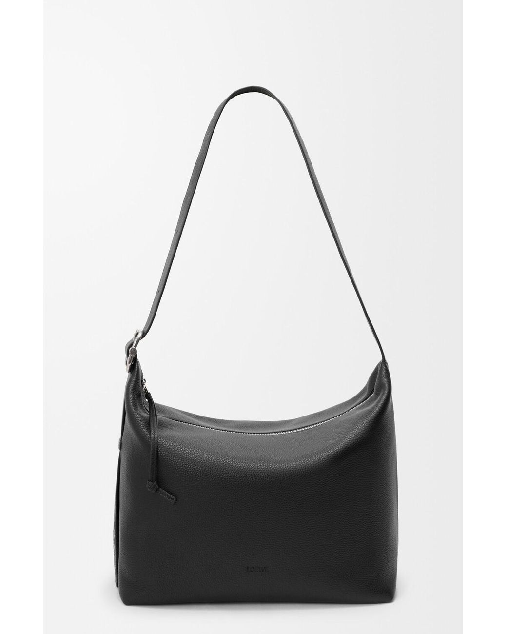 Loewe Black Large Loop Hobo Bag for men