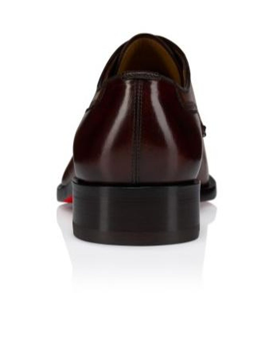 Christian Louboutin Brown Sartoby Brogue-Detail Derby Shoes for men