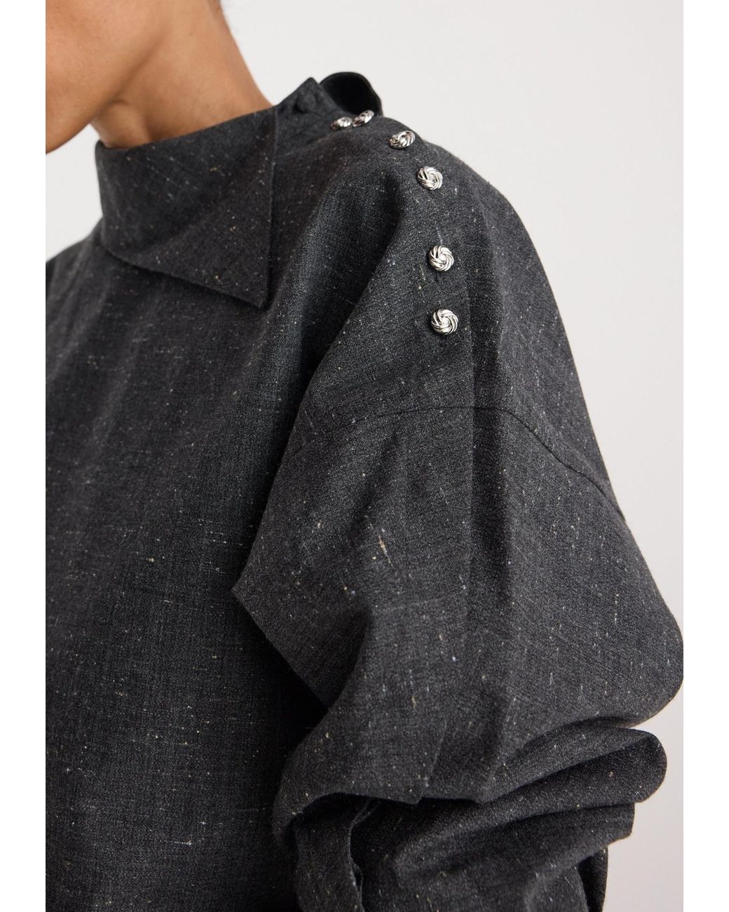 Rohe Blue Collared Top