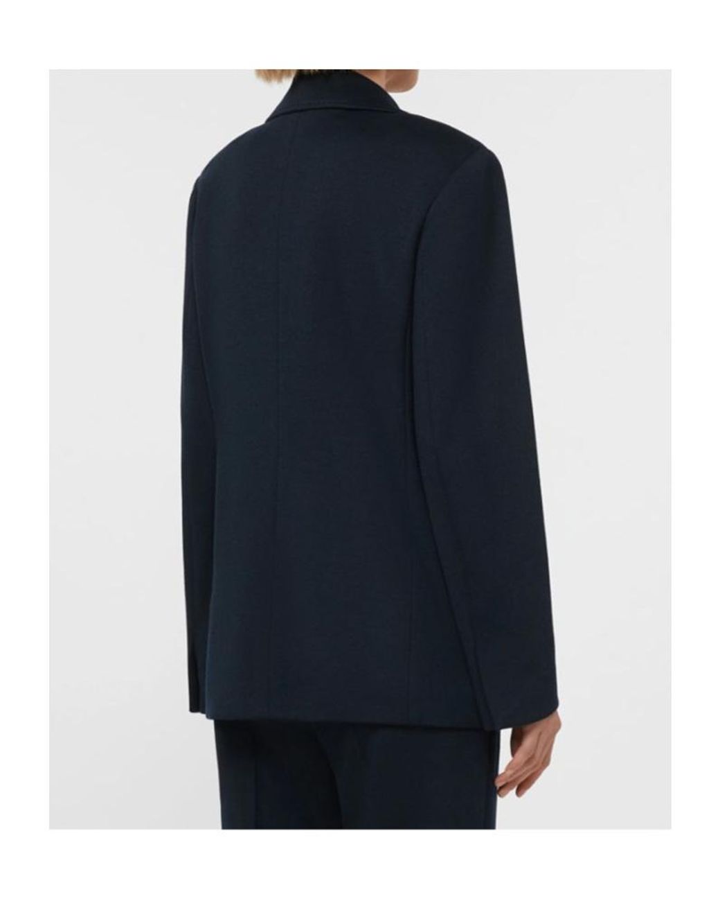 Max Mara Blue Long-Sleeved Suit Jacket