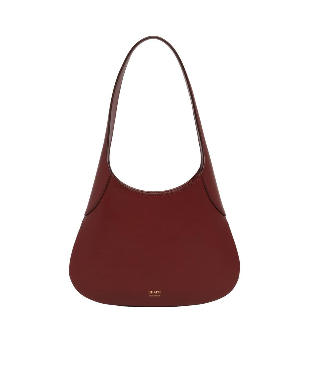 Khaite Red Logo Printed Tote Bag