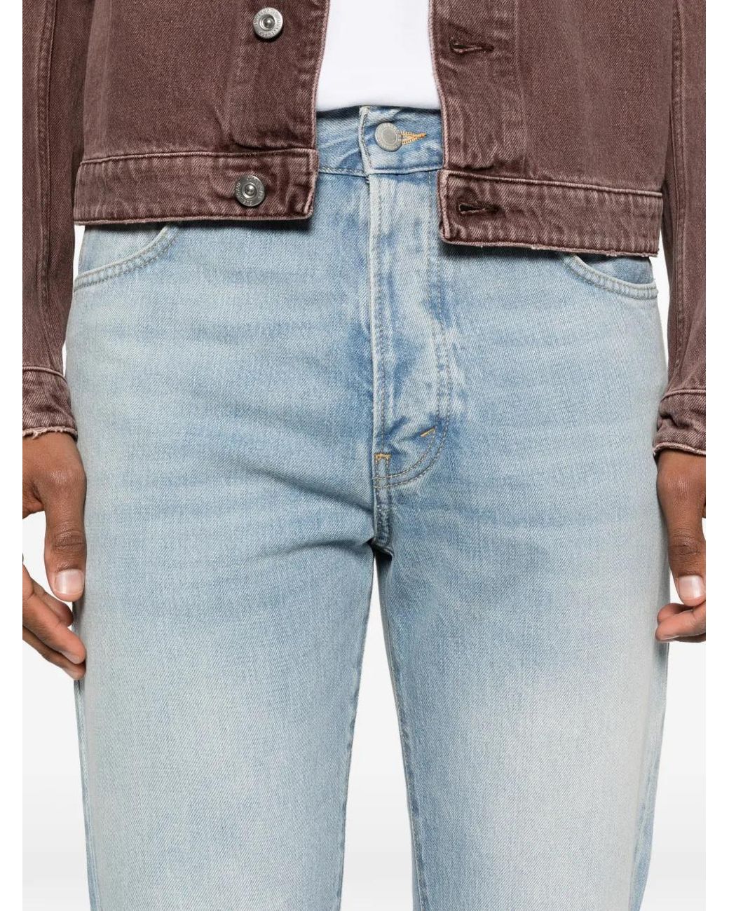 Haikure Blue Logo Jeans for men