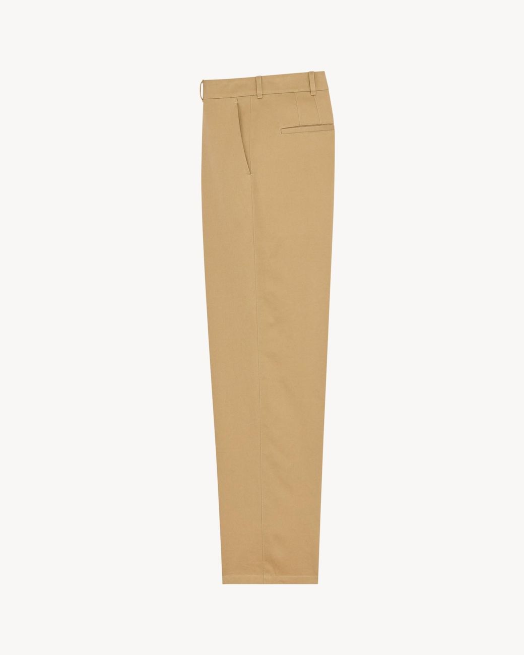 Saint Laurent Natural Cotton Straight Chinos for men