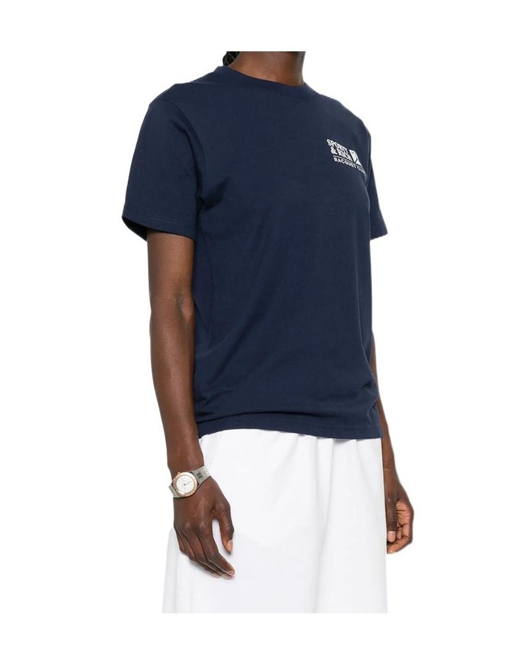 Sporty & Rich Blue Short-Sleeved T-Shirt