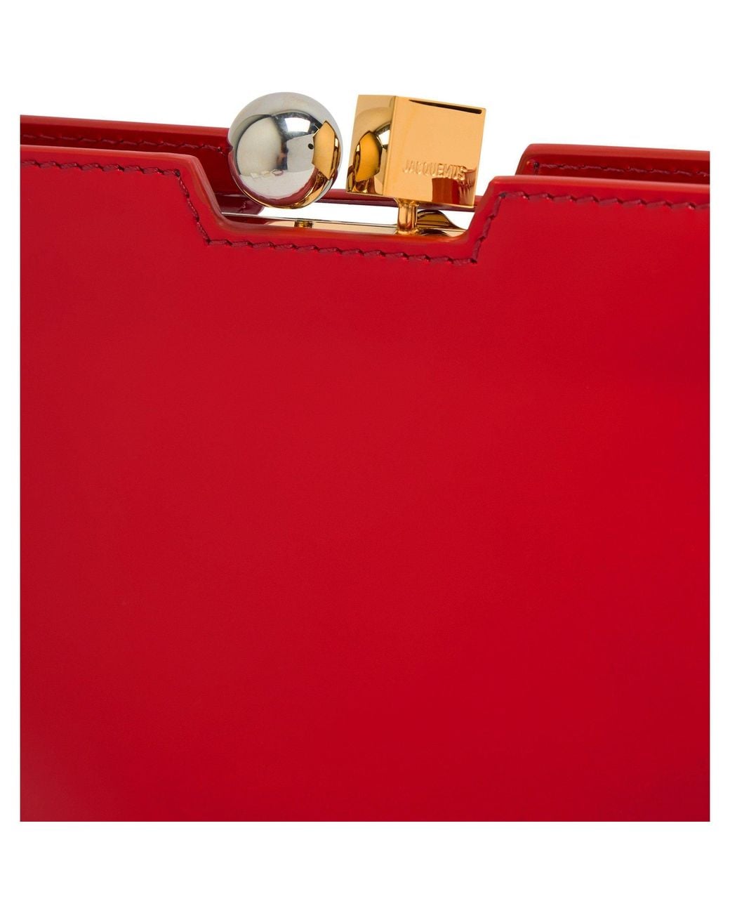 Jacquemus Red Smooth Leather Shoulder Bag
