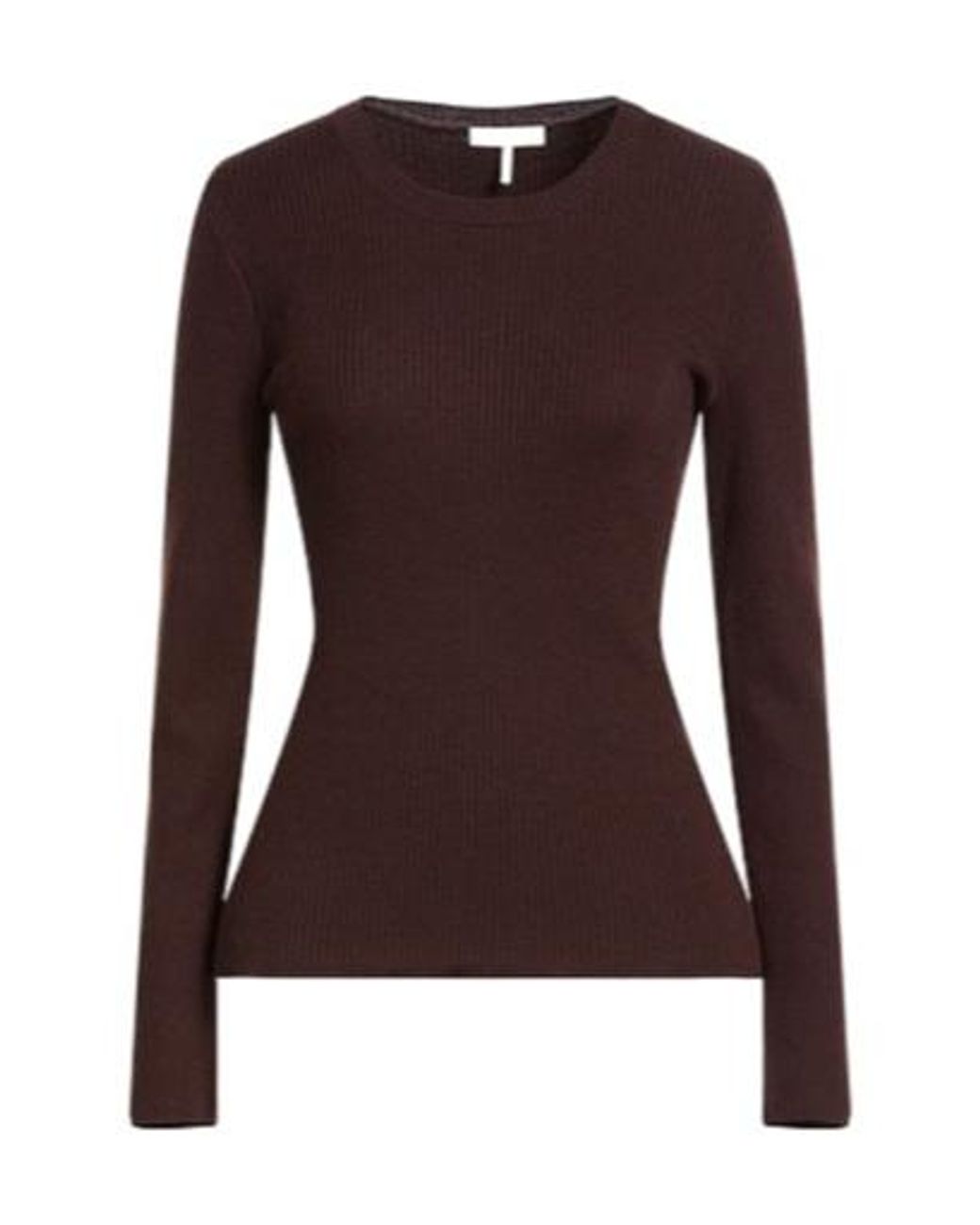 Rag & Bone Brown Simple Solid-Color Knitted Sweater
