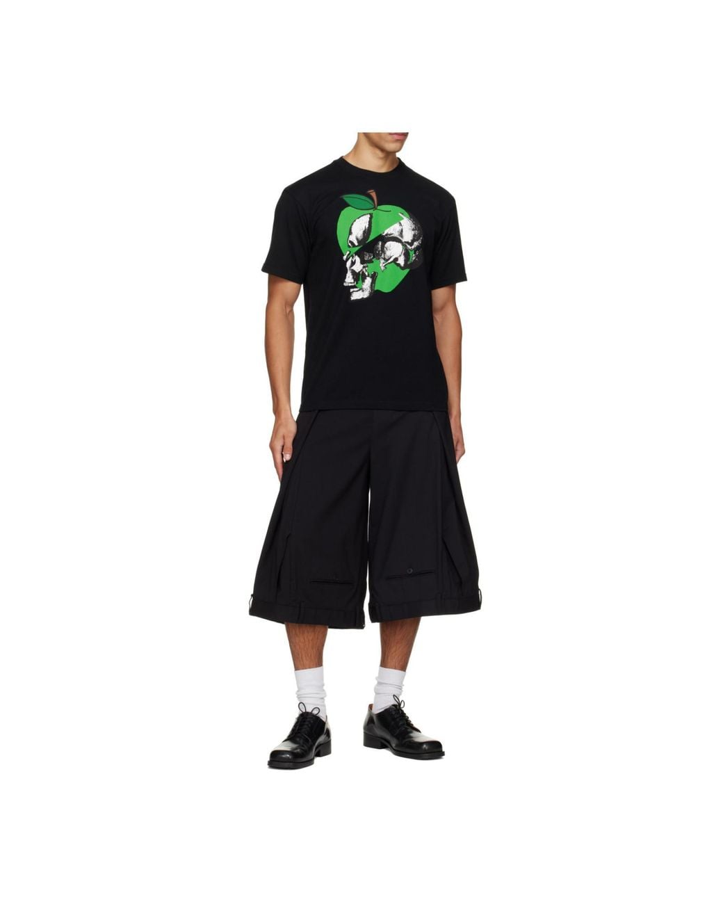 Undercover Black Skull-Print T-Shirt for men