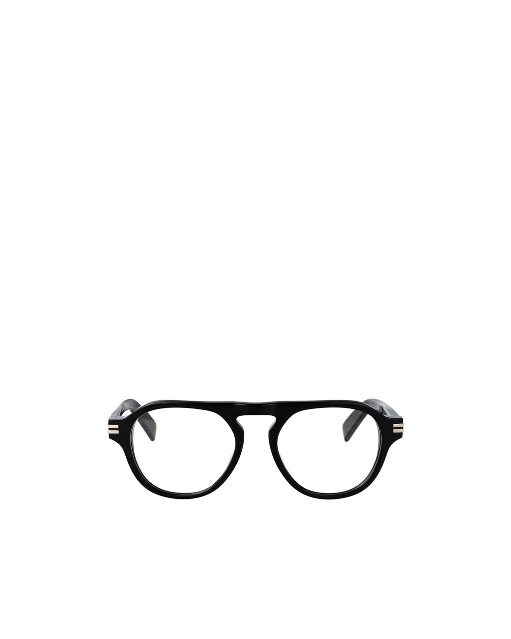 Zegna White Round Frame Glasses for men