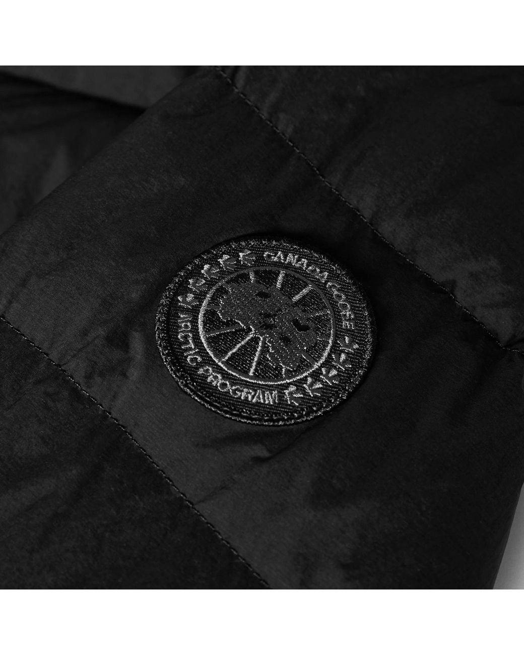 Canada Goose Black Solid Color Down Jacket