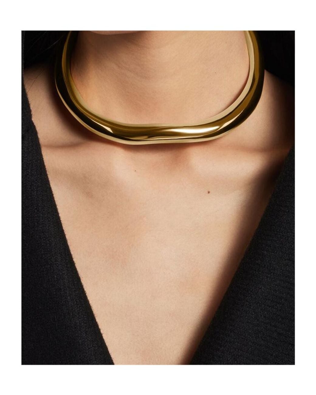 Balenciaga Metallic Eisa Choker