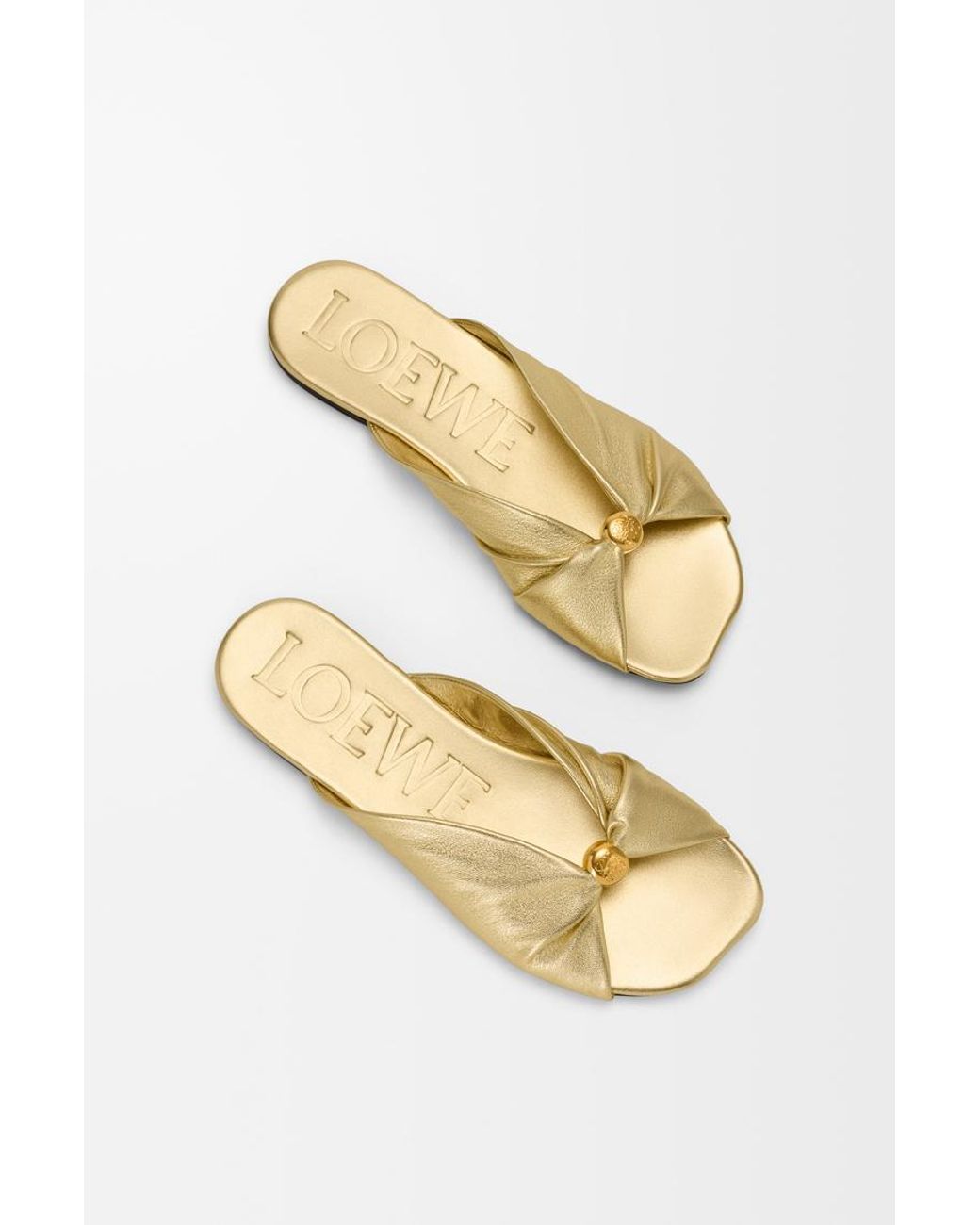 Loewe Metallic Pebble Soft Slide