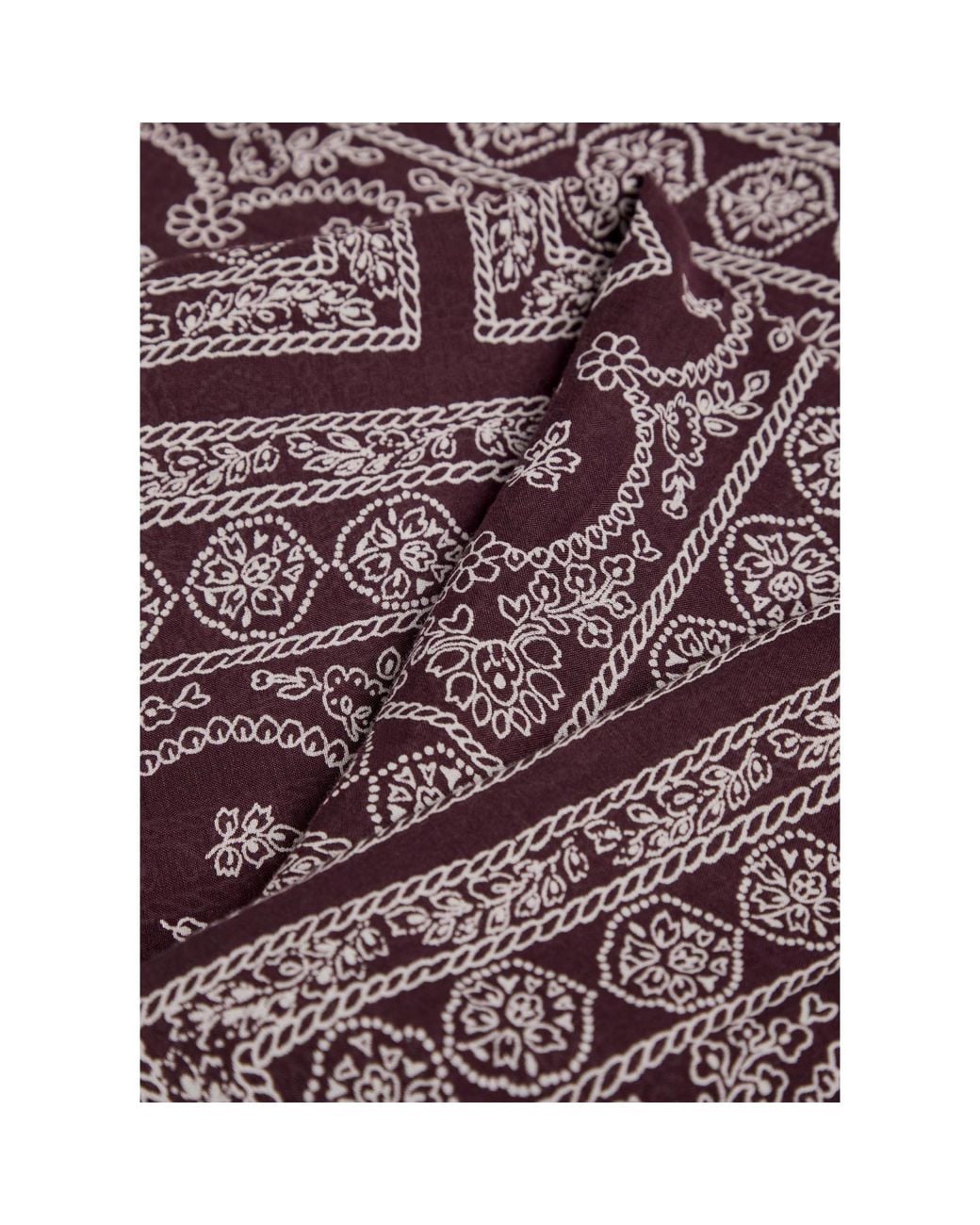 Veronica Beard Purple Cotton Relaxed-Fit Wide-Leg Trousers