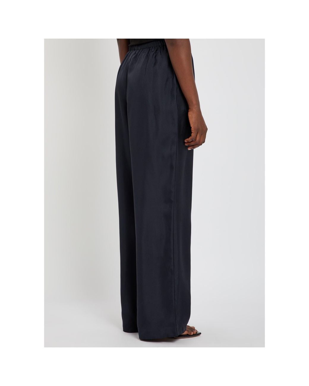 Rohe Blue Relaxed-Fit Wide-Leg Trousers